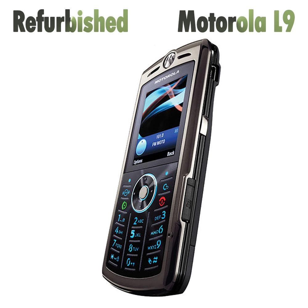 Refurbished Motorola Original Motorola SLVR L9 1.9 2.0MP GSM 2G 880 mAh Mobile Phone With 1 SIM simple set black