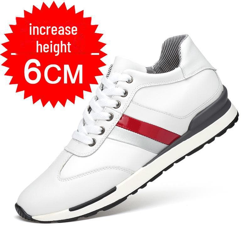 Summer Men's 8cm Height-Boosting Breathable Casual Mesh Sneakers 39