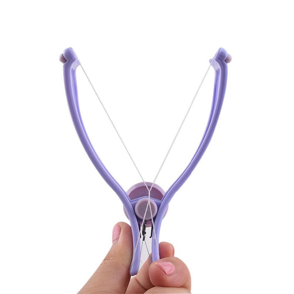 1pc-Face Defeatherer for Cheek Eyebrow Women Hair Removal Epilator Facial Hair Remover Spring Threading Makeup Tool