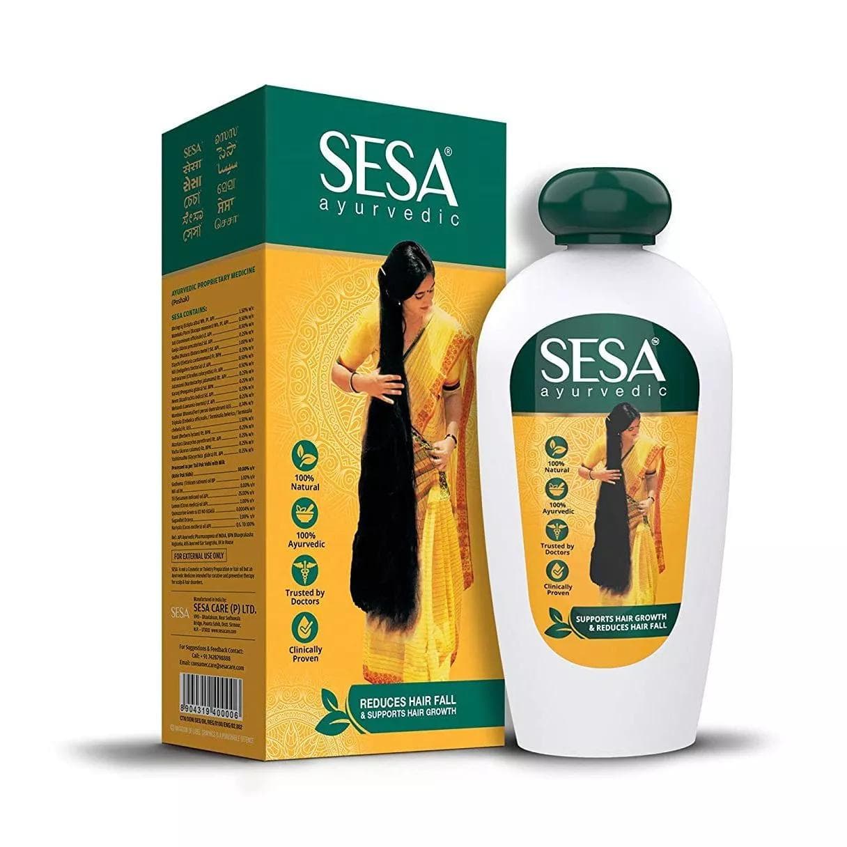Ayurvedic hair oil (100 ml), Ayurvedic Hair Oil Sesa 10.734375