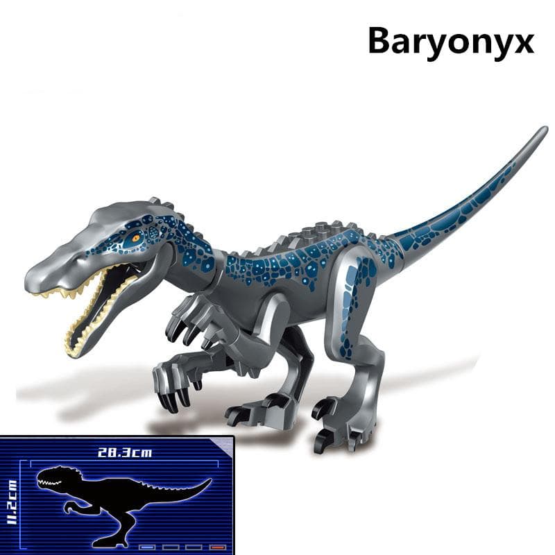 28CM Huge Raptor  Carnotaurus Building Blocks Dinosaur Bricks Tyrannosaurus T-Rex Assemble Kids Toys Kids Gift Christmas Gifts 08