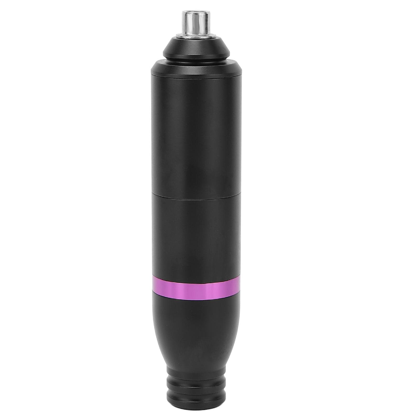 Portable Tattoo Machine Pen Aluminum Alloy Tattoo Cartridge Needle Machine RCA InterfaceBlack purple