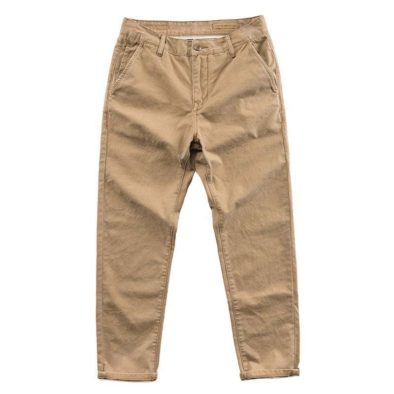 Spring and Autumn Men's Casual Pants Straight Loose Outdoor Casual Sports Trousers XXXL khaki