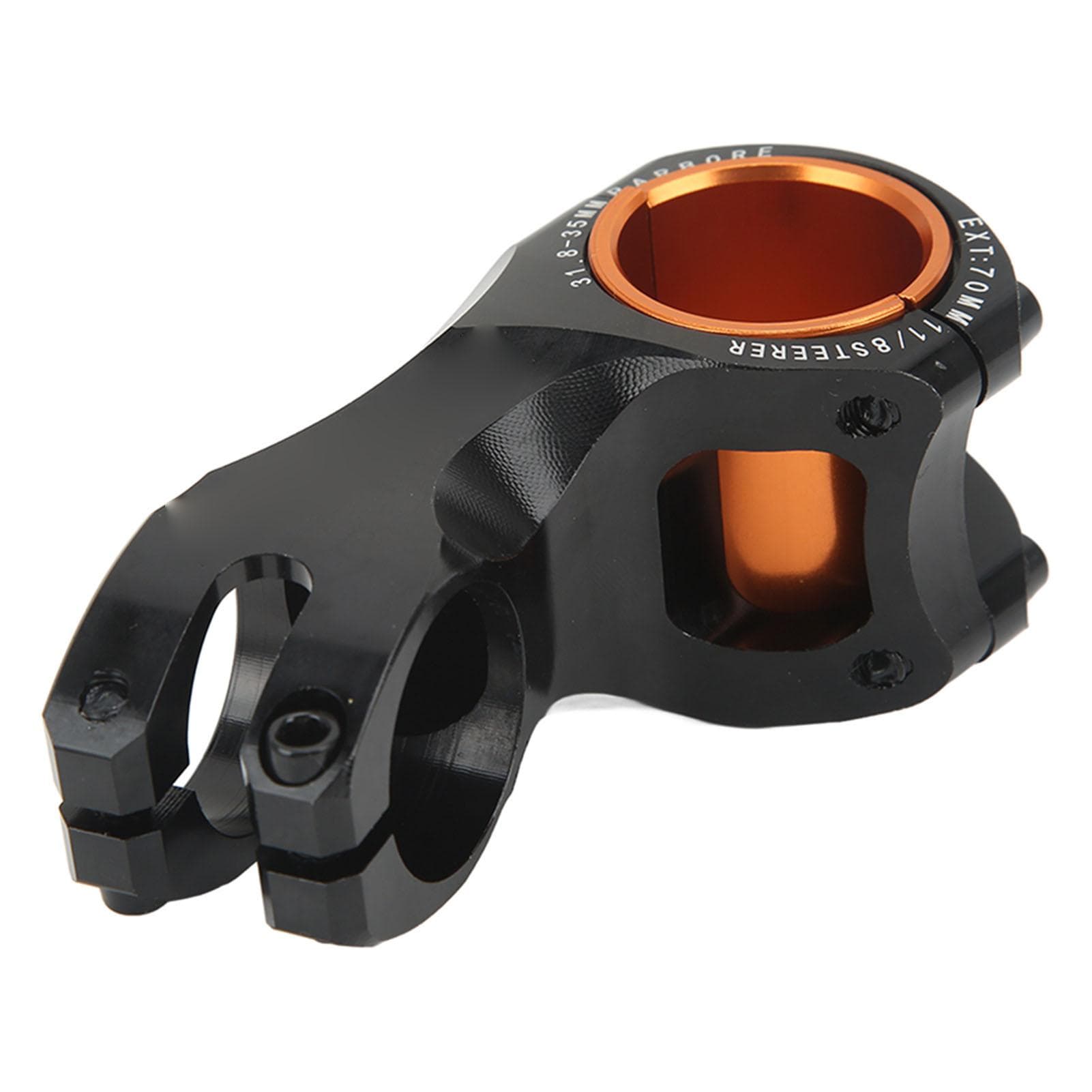 Bicycle Stem Bike Riser 70MM Ultra Light ?17 Degree for 35MM 31.8MM Handlebar for Road Bike black