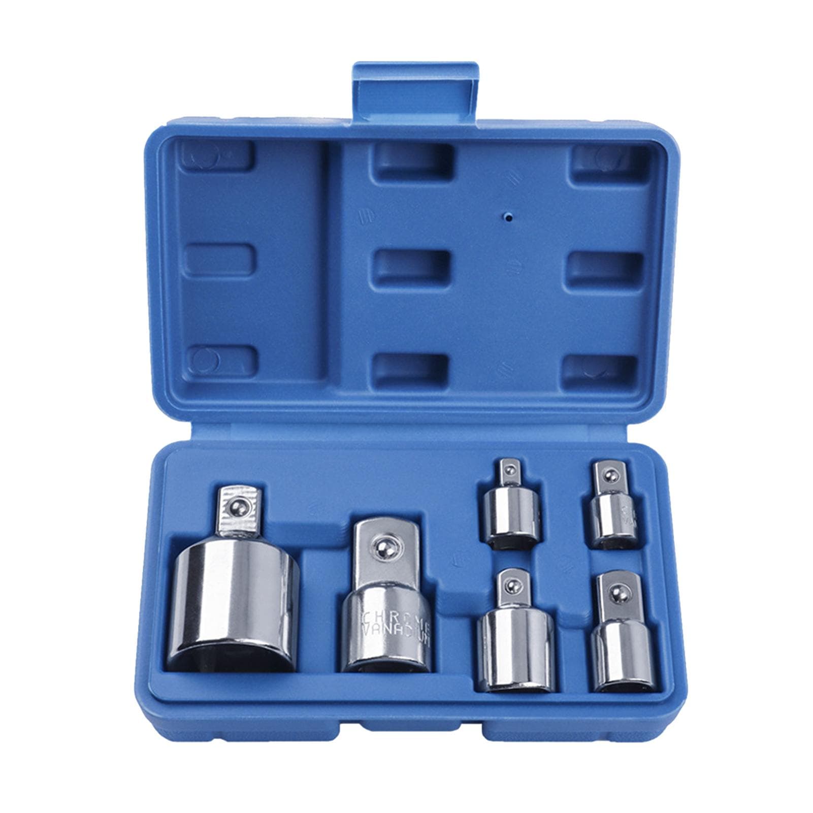 6Pcs Set Conversion Sleeve Impact Socket Converter Universal Joint Socket Adapter Impact Driver 6 Pcs