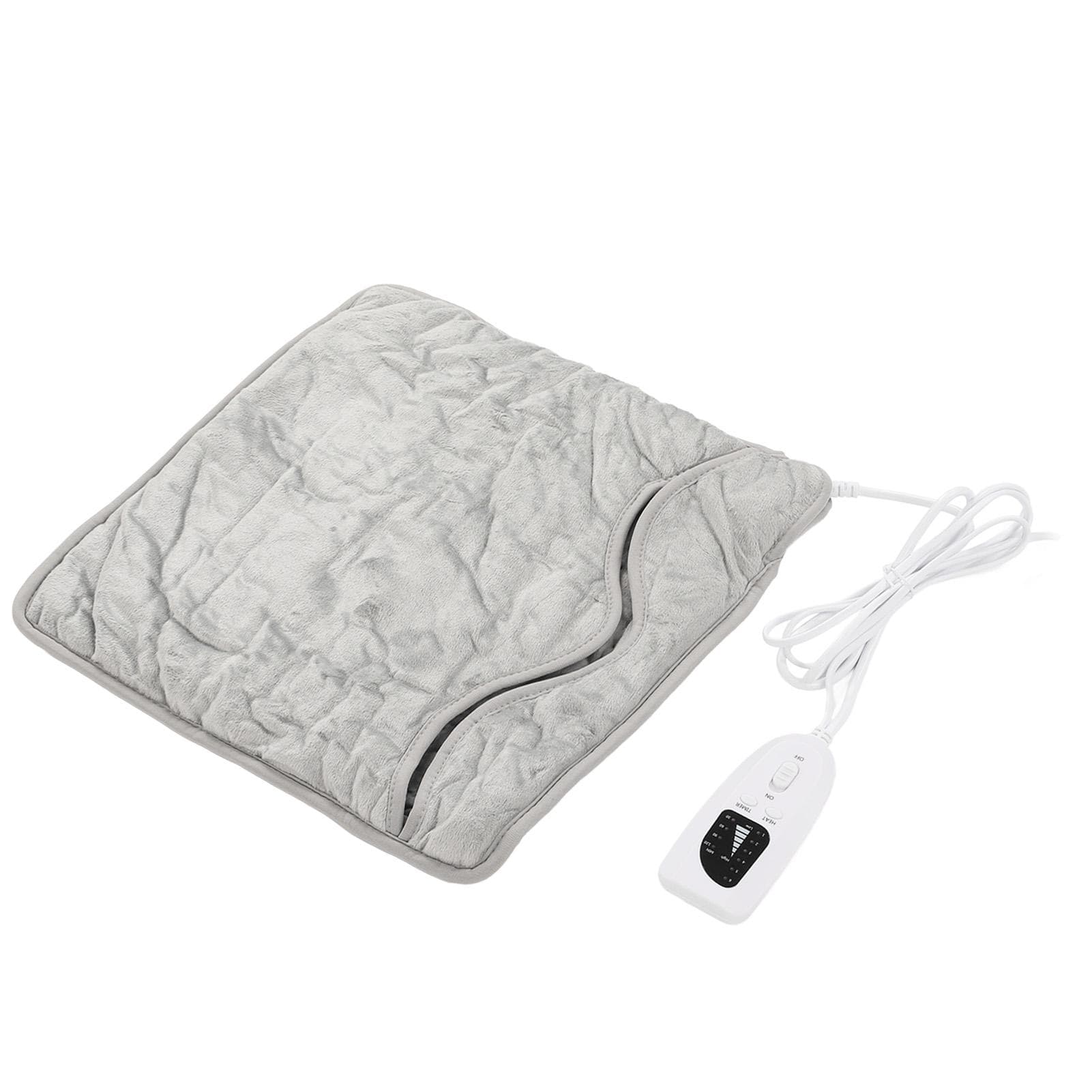 Electric Heated Foot Warmer Auto Shut Off Plug in Portable Washable Heating Pad for Men Women UK US Plug