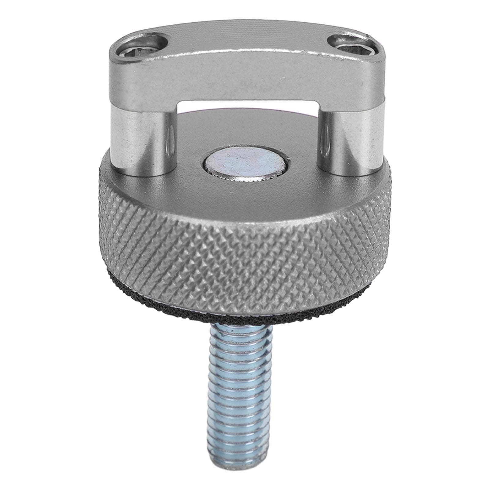 8PCS Hard Top Quick Removal Fastener Thumb Screw Steel Billet Aluminum M8 1.25 Thread Integrated D silver