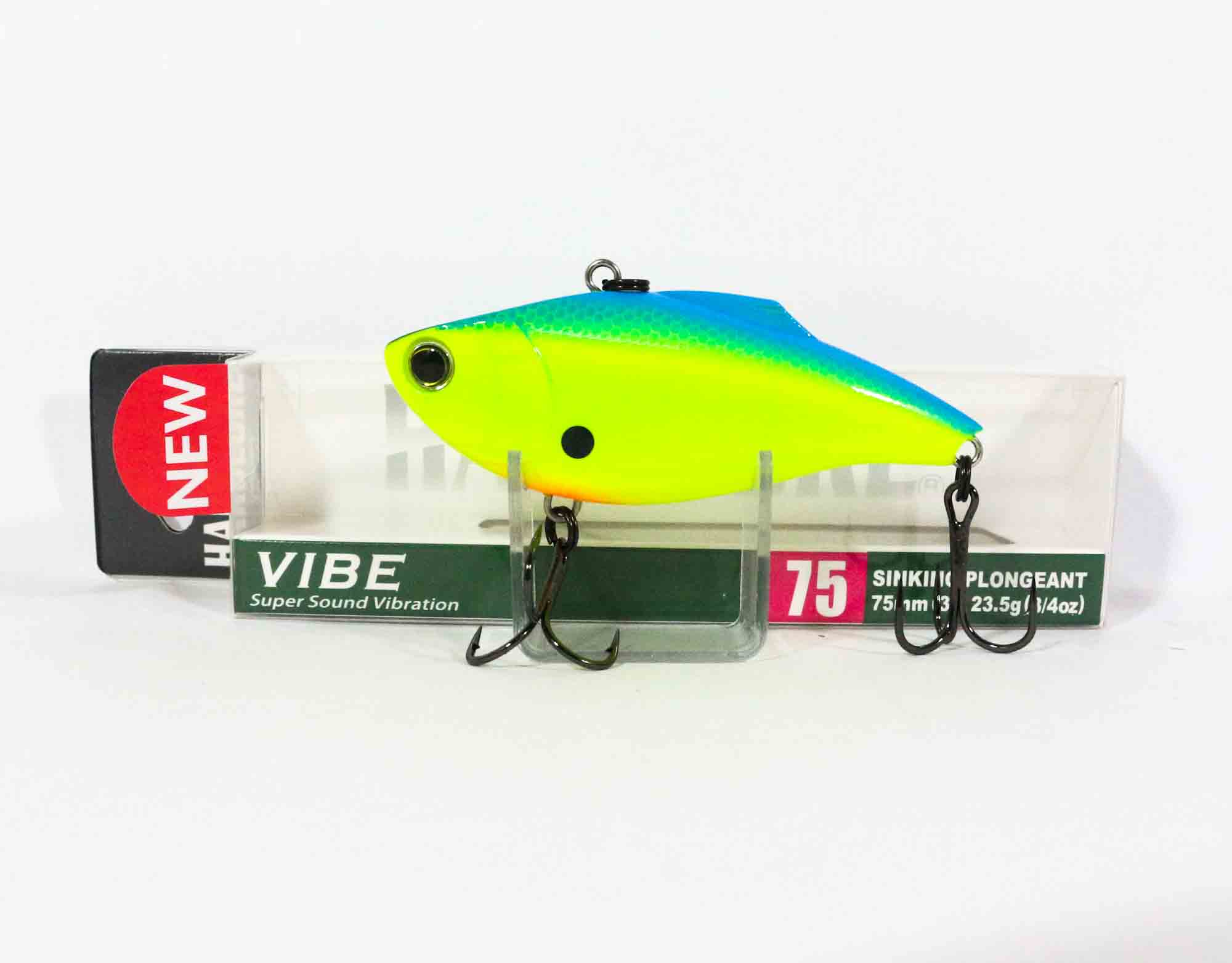 Yo Zuri Duel Hardcore Vibe 75S Sinking Lure R1378-BCL (5947)