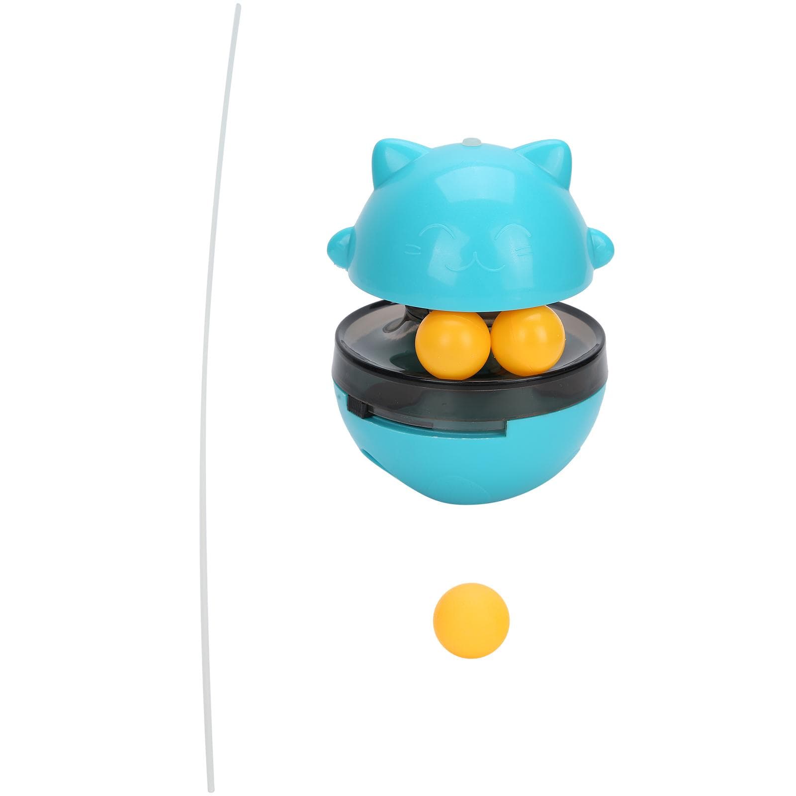 Pets Cats Leaking Food Dispenser ABS Rolling for Tumbler Ball Training Interactive ToysBlue blue