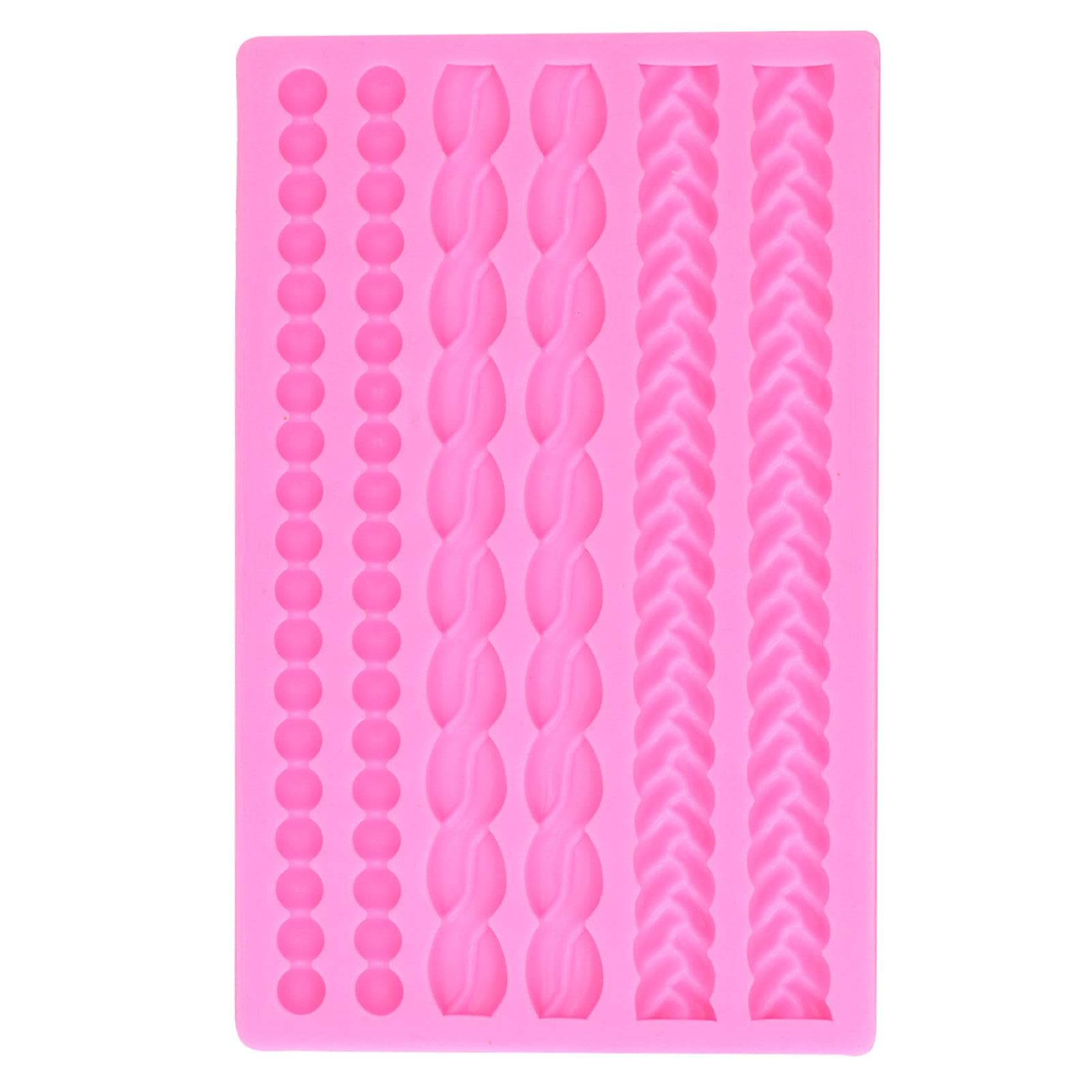 3 Dimensional Silicone Mold Woven Rope Pearl Shape Cake Mold Kitchen DIY Baking MoldPearl Woven