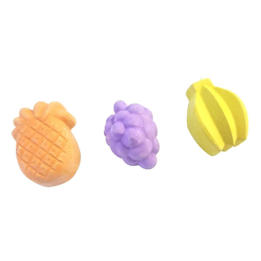 Pet Chew Toy Grinding Teeth Stone for Hamster Parrot Rabbit Chinchilla Squirrel (Fruit)