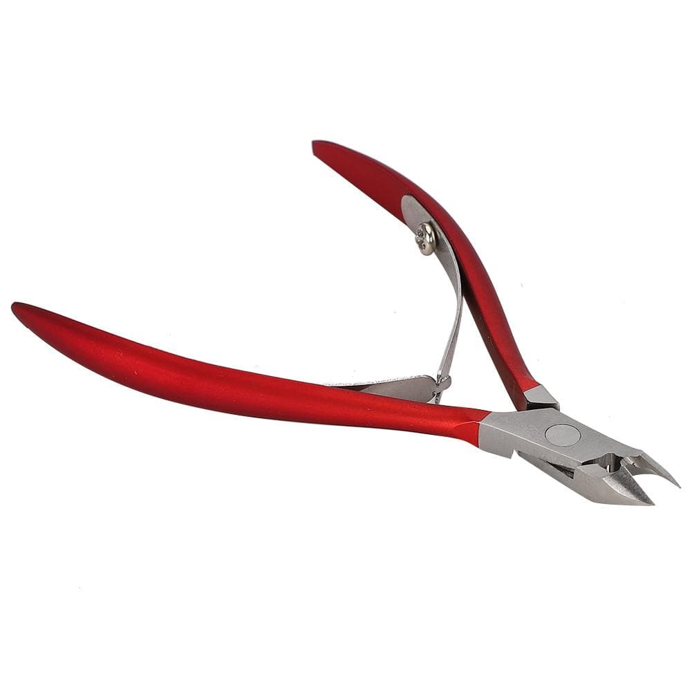 Stainless Steel Nail Dead Skin Scissors Calluses Hangnail Remover Nail Trimmer Clipper Manicure red