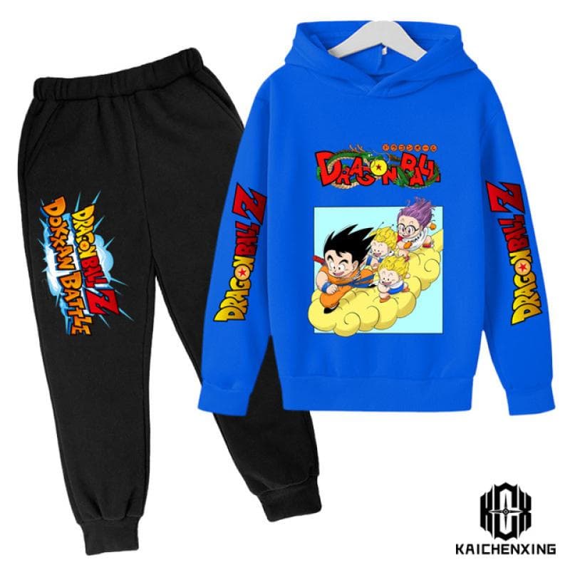 Anime Dragon Ball Z Hoodie Set For Boys Clothes Kids Hoodies Anime Clothes Goku Hoodie Girls Sweatshirt Children 3-14y 100