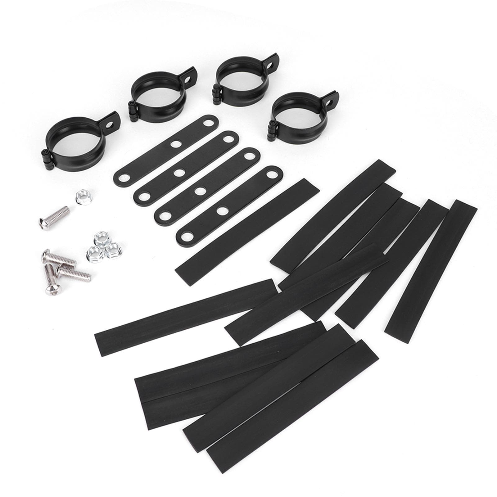 Black Motorcycle Headlight Bracket Fork Mounting Clamp Universal Accessory Fit for Yamaha34?41mm