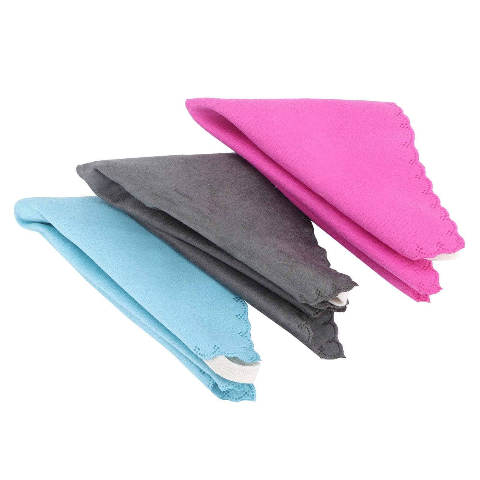 3Pcs Musical Instrument Cleaning Cloth Suede Washable Resuable Polifhing Cleaner with 2 Gloves