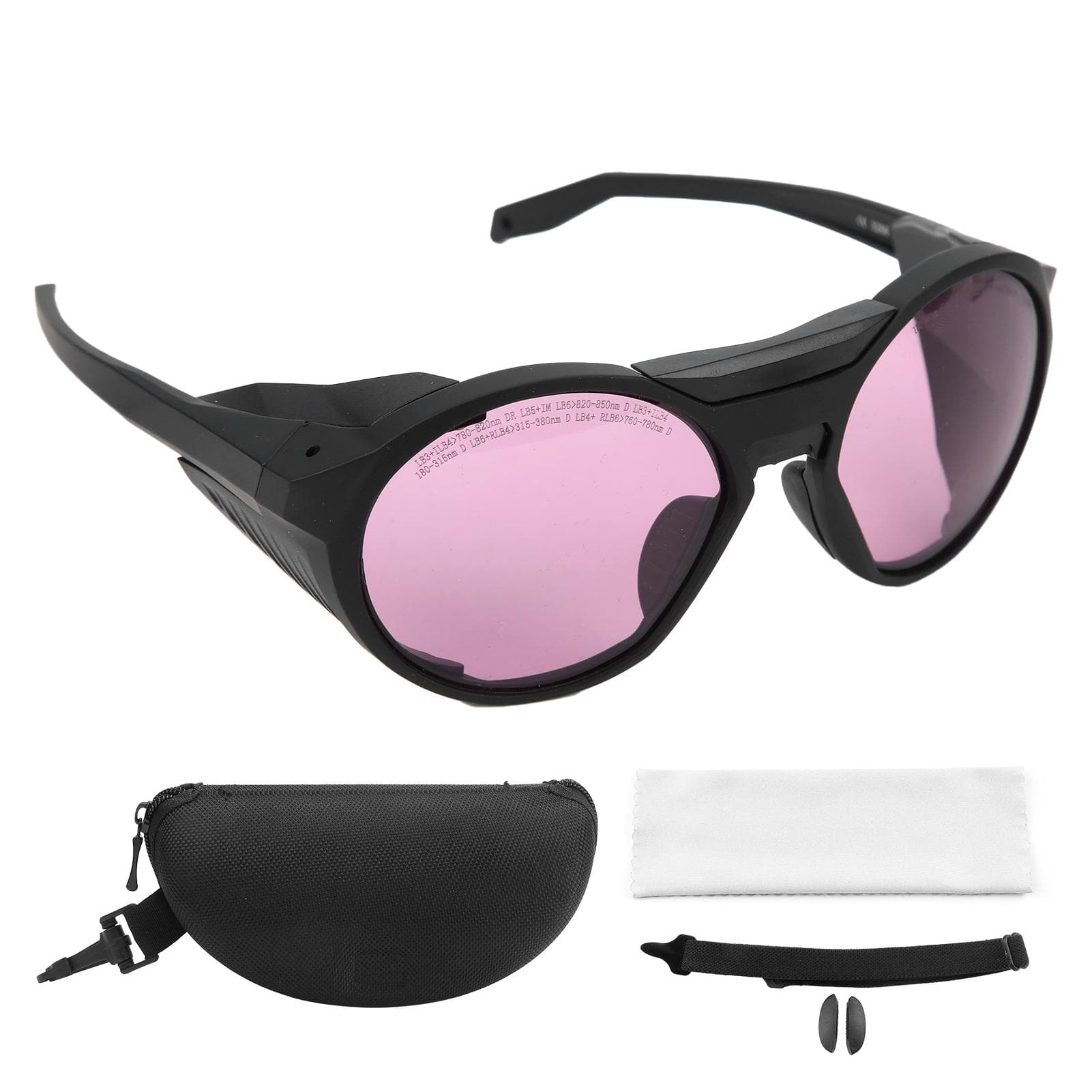 Laser Safety Glasses Semiconductor Protective Goggles for 180?380nm 760?850nm Wavelength