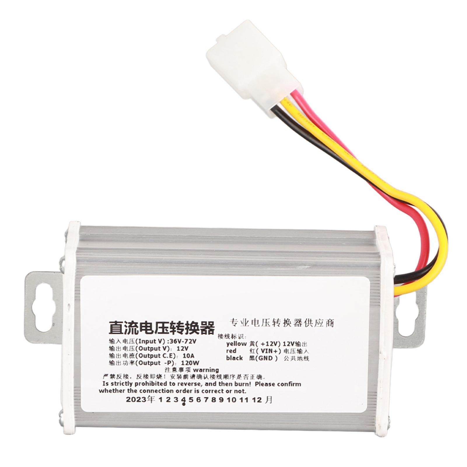 DC 36V?72V To 12V 10A 120W Converter Adapter Transformer For Electric Scooter