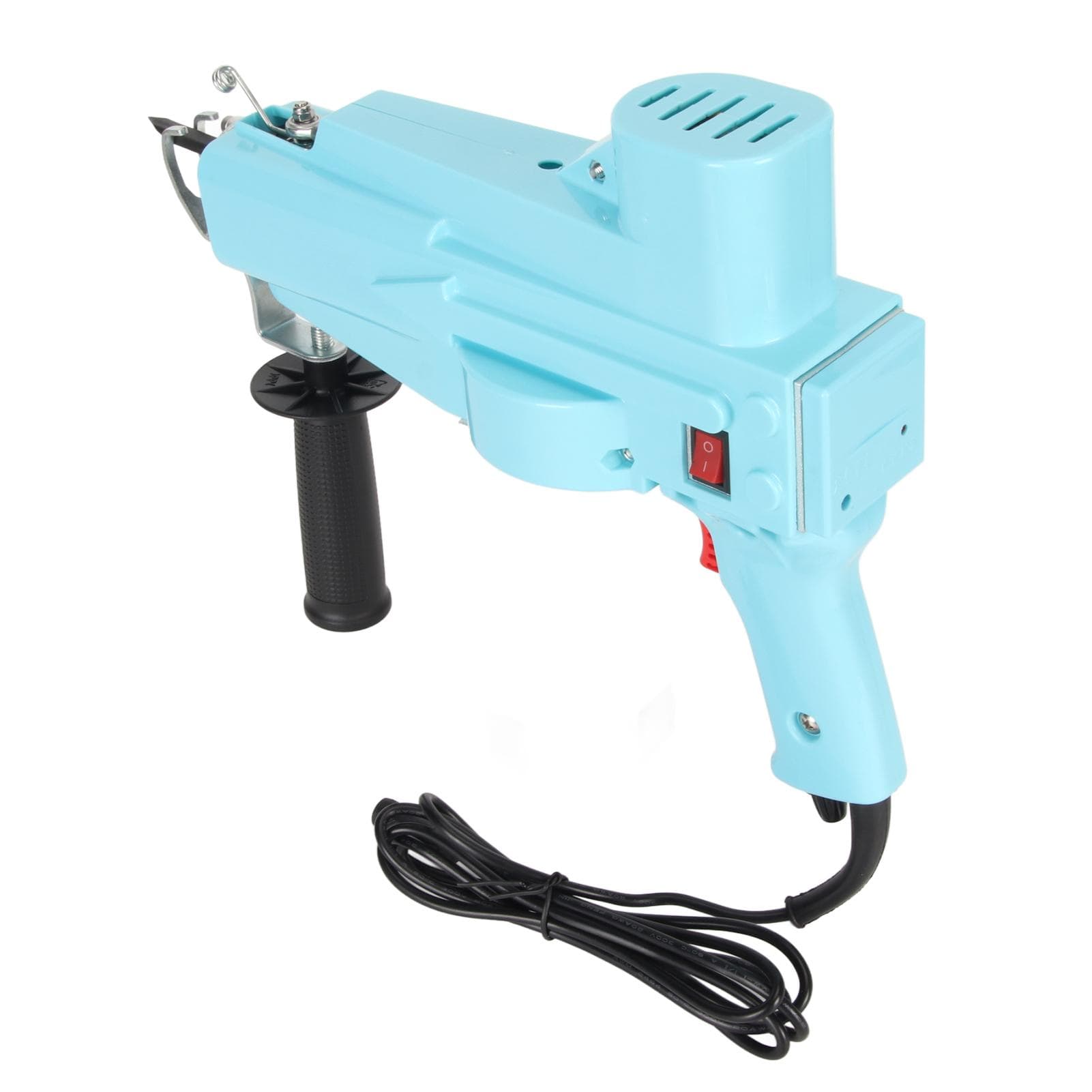 2 in 1 Rug Tufting Machine Cut Pile Loop Pile Adjustable Speed Carpet Gun Machine with 360 Degree UK Plug
