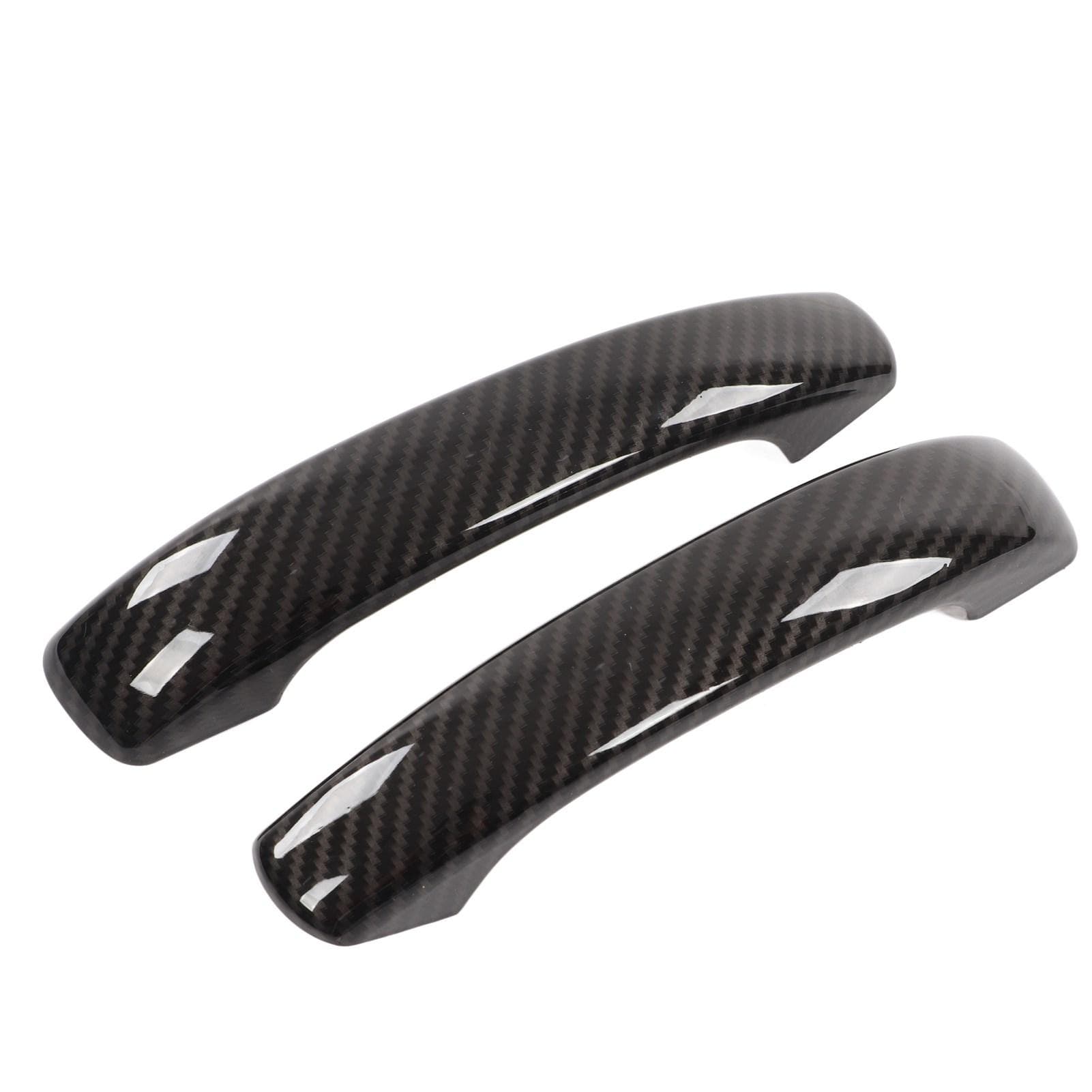 Car Exterior Door Handle Cover Carbon Fiber Style Replacement for Smart Fortwo W451 2009?2015