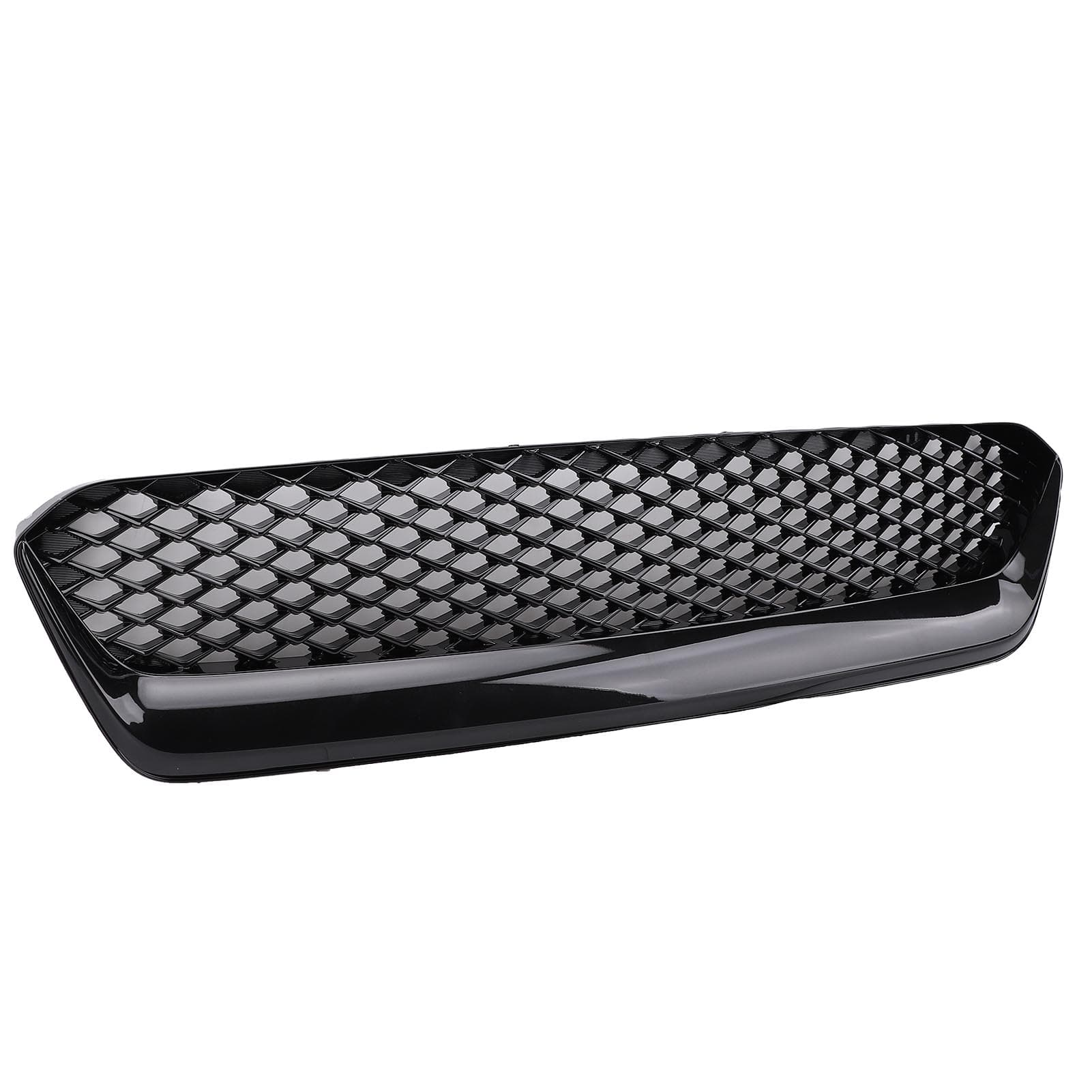 Mesh Front Bumper Upper Grille Sturdy ABS Weatherproof Front Upper Hood Grill Replacement for WRX
