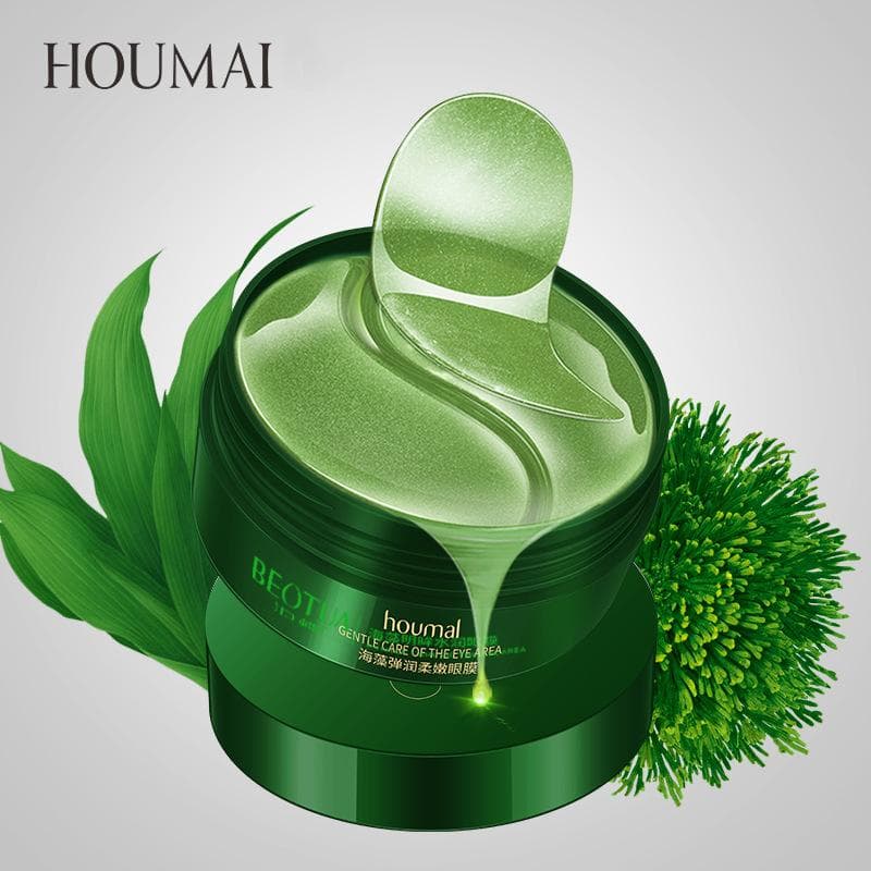 HOUMAI Gold Repair Eye Mask Moisturizing, Firming and Moisturizing Around The Eyes Soft Eye Care green