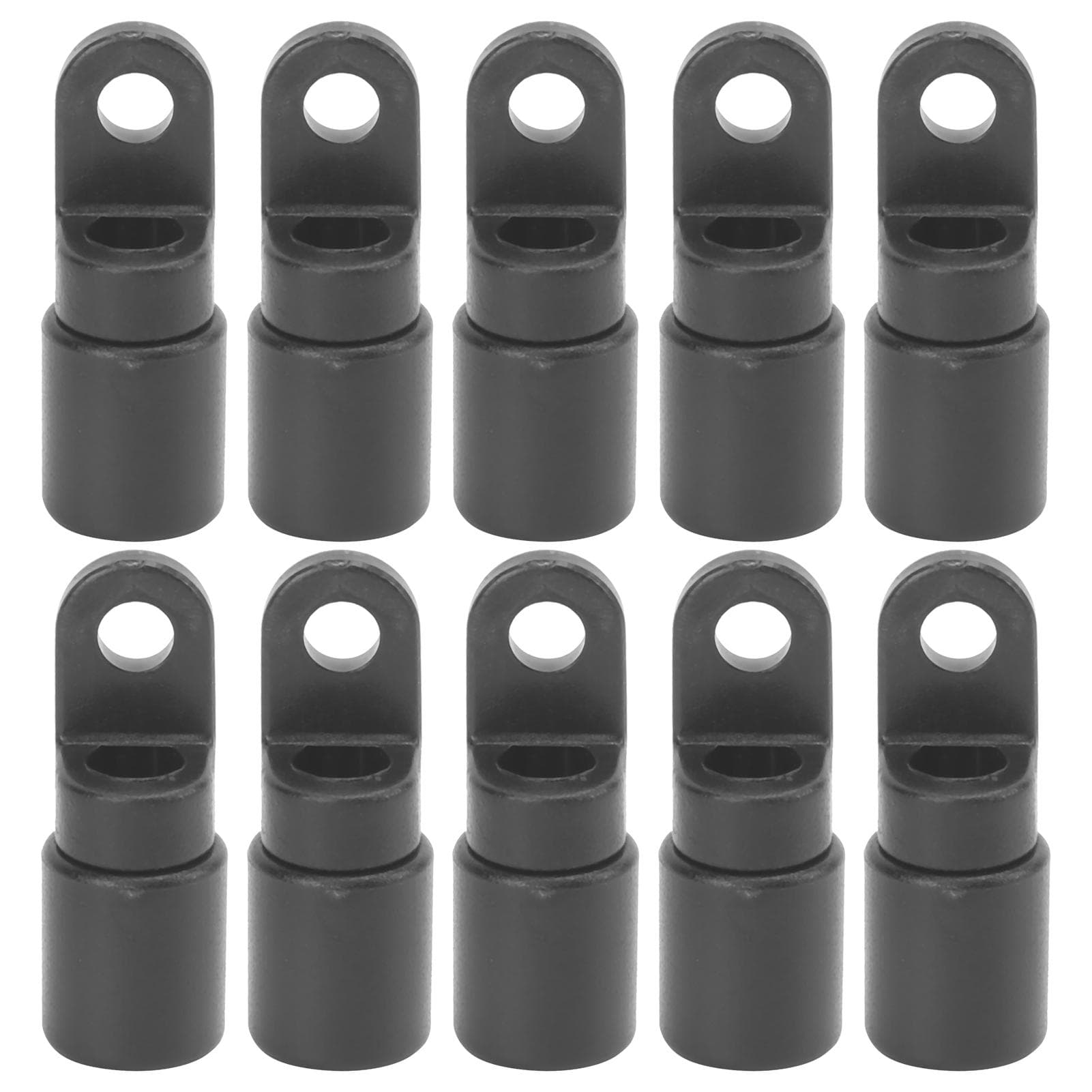 10Pcs/pack Kayak Canoe Bungee Shock Cord Hook Bungee Terminal End Tabbed Hooks for Kayaks
