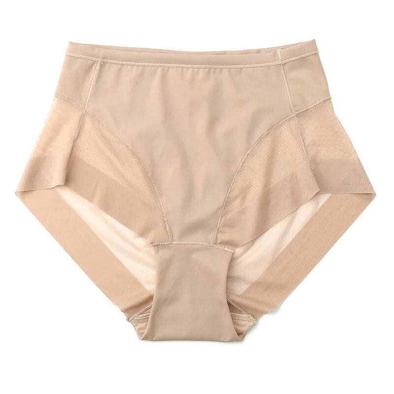 Womens Slimming Panties High Waist Tummy Control Briefs Female Trainer Shaping Underpants Butt Lifter Shapewear Underwear S-XXXL XL beige