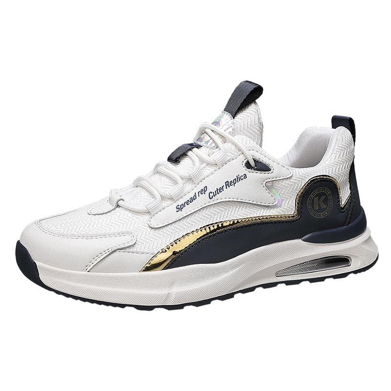 Sneakers For Mens Classic Outdoor Non-Slip Casual Shoes Comfortable Breathable Platform Shoes Sport Shoes Man Leather 45