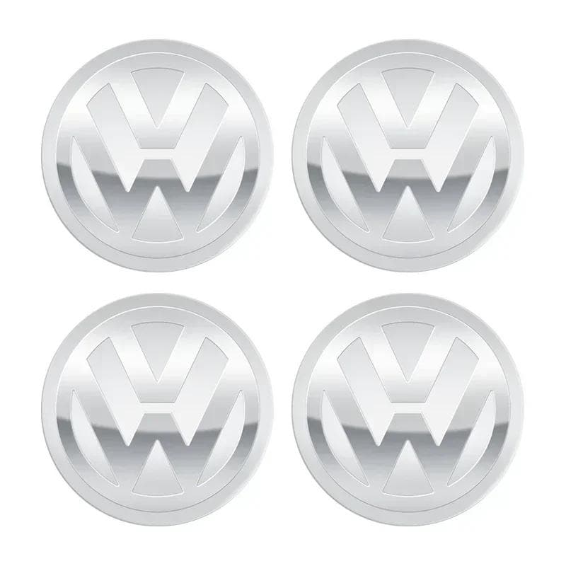 New 4pcs 56/60/65/70/75mm Car Wheel Center Hub Caps Sticker Badge For Volkswagen VW B5 GTI Golf 5 7 Caddy Passat b6 Tiguan 60mm