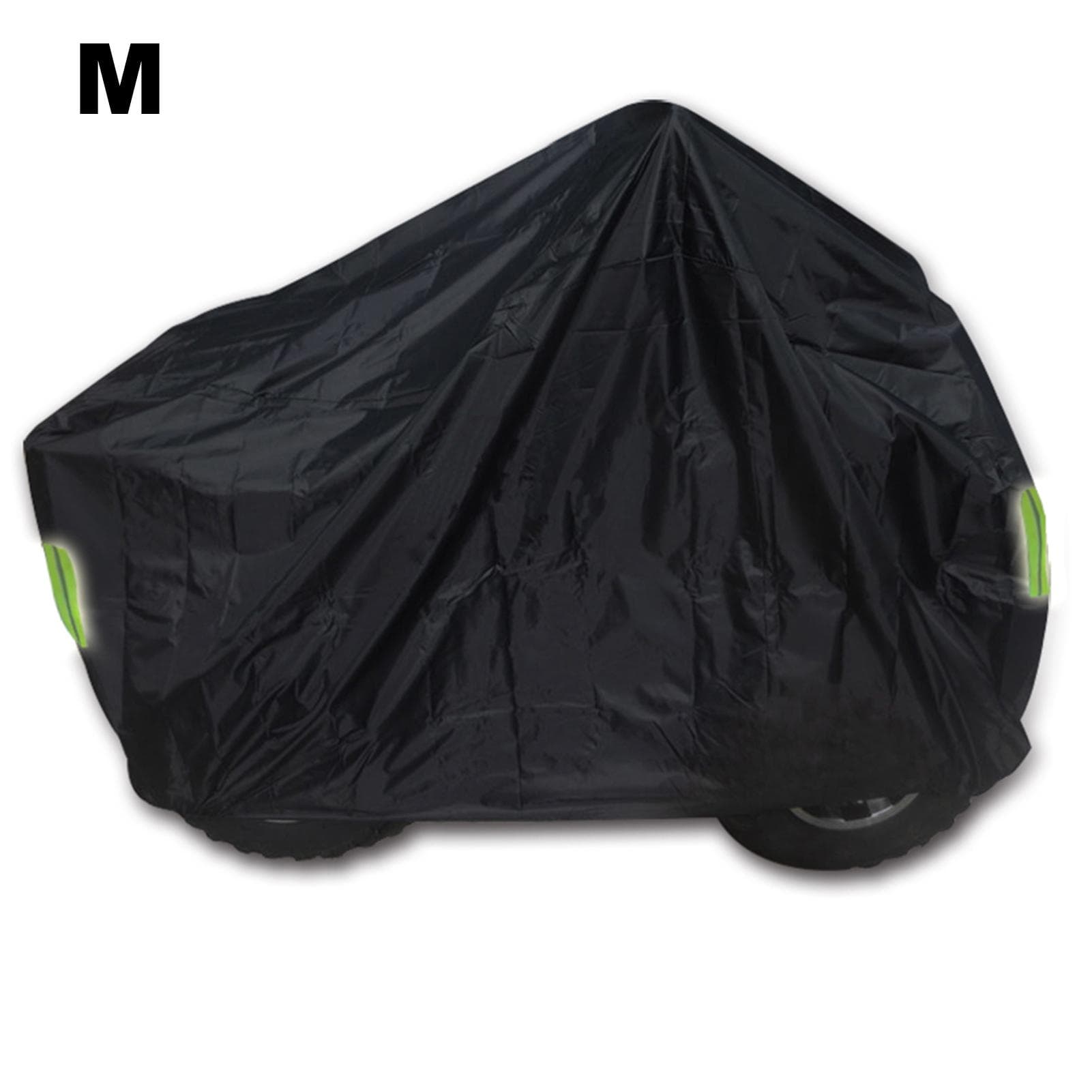 Universal Heavy Duty ATV ATC Cover 190T Rain Waterproof Dustproof Anti-UV Ripstop Beach Vehicle M black