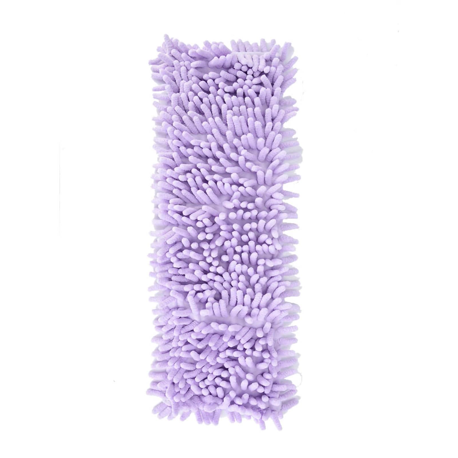 Reusable Mop Pads Cloth ? Flat Replacement Heads For Wet Or Dry Floor Cleaning(Purple)