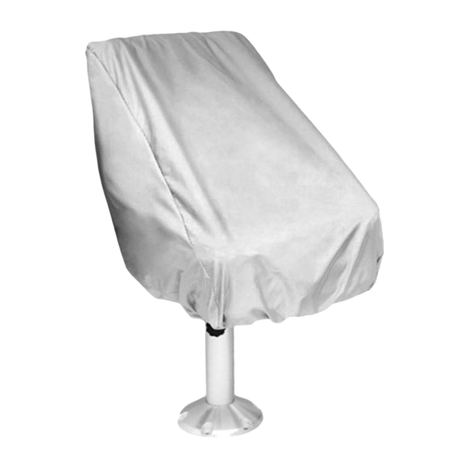 Boat Seat Cover Waterproof Heavy-Duty Weather Resistant Chair Protective Cover Outdoor Chair Cover silver