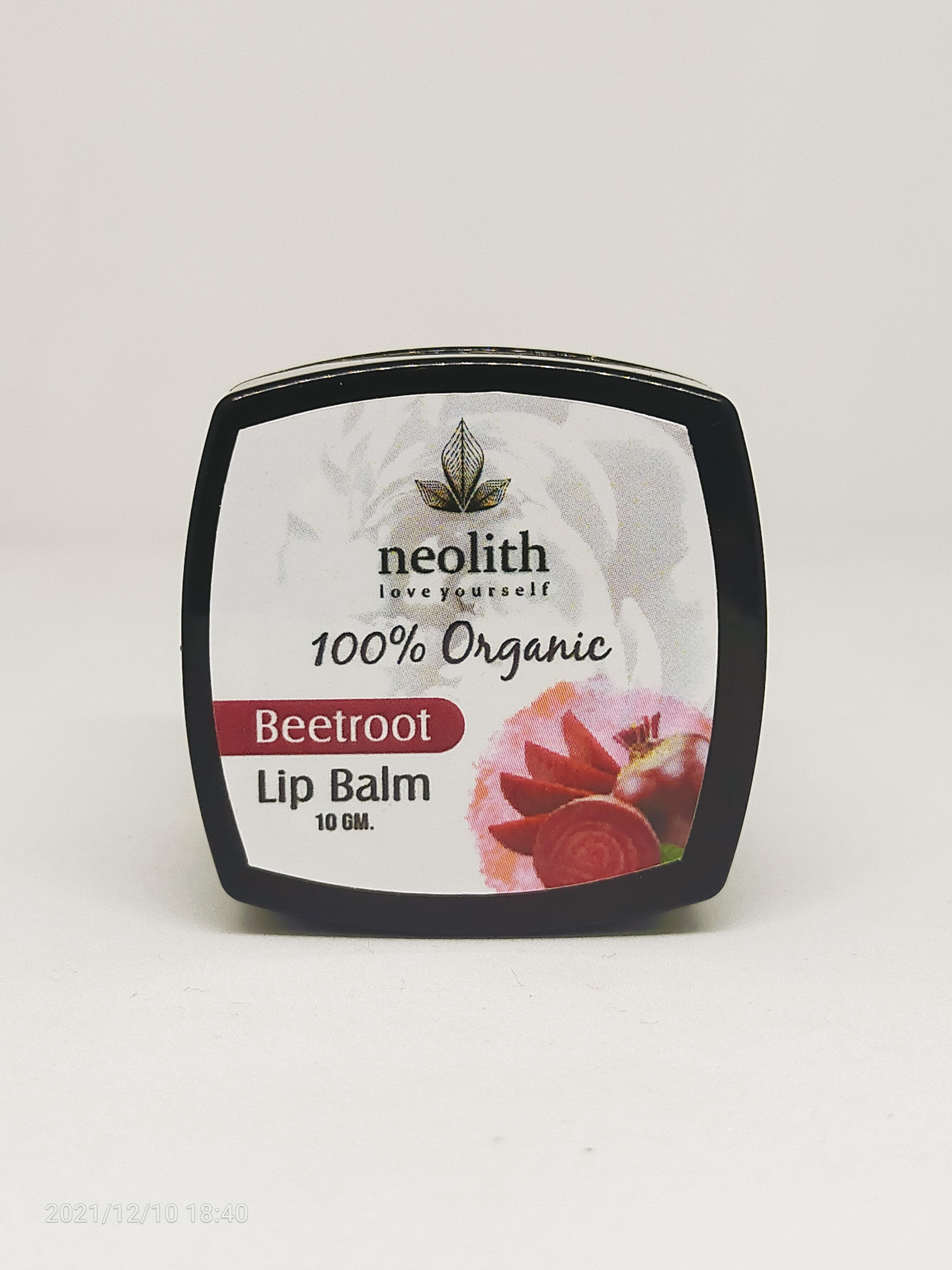 Neolith Beet Root Lip Balm || 100% Organic, Paraben & Sulphate Free || Lip Moisturiser, Lip Mask || Dry & Chopped Lip Care || 10 GM 10 GM red