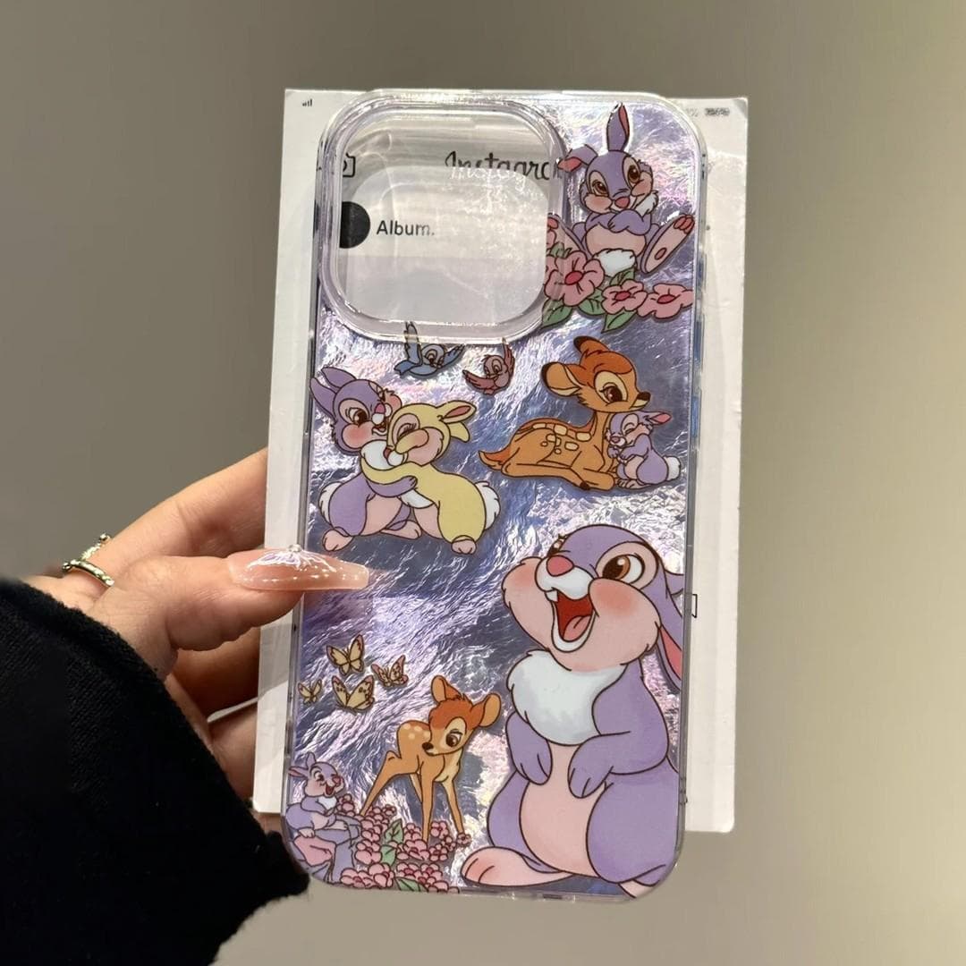 Cartoon Purple Samp Rabbit Suitable for Apple 16 Mobile Phone Case IPhone 15/14promax Women 13 iPhone 13 Pro Max