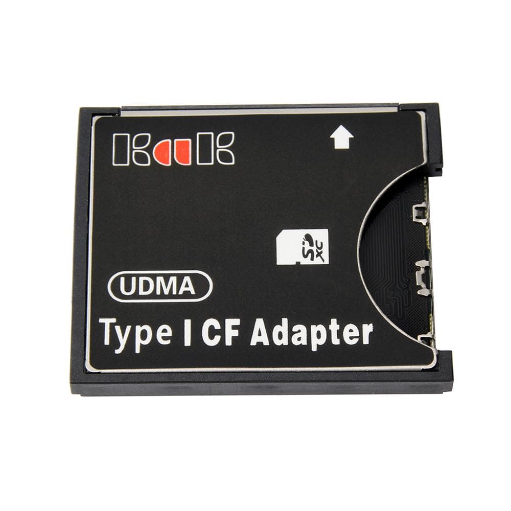 SD to CF Card Adapter SD to Compact Flash Type I Card Converter Memory Card Reader Support WiFi SD black