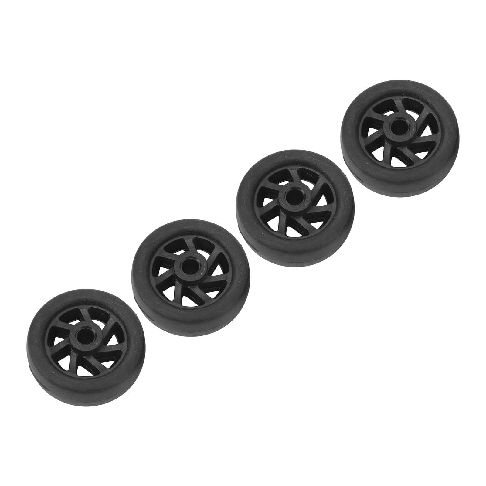 4pcs Suitcase Wheels Replacement Durable Silent PVC Swivel Luggage Caster Wheels Repair