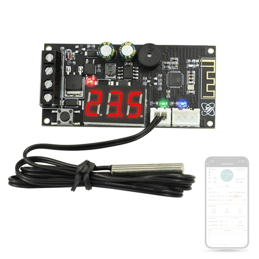 Remote WIFI Temperature Controller Refrigeration Heating Temperature Control Module Digital multicolour