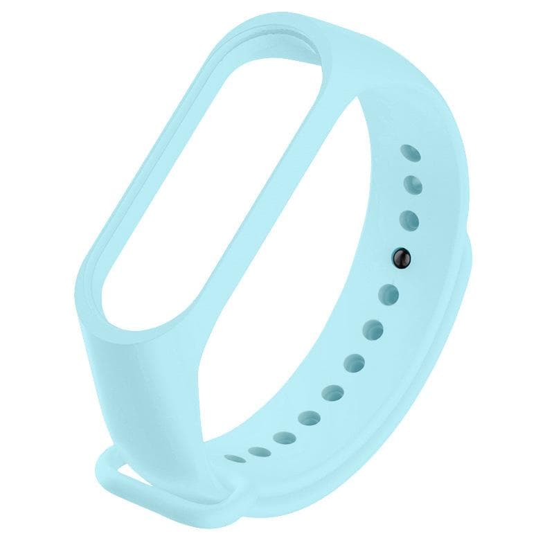 23 Color Soft Silicone Wristband Strap For Xiaomi Mi Band 10/9/8/7/6/5/4/3 Watchband Strap Smart Bracelet Replacement For Xiaomi Mi Band 4 mint green