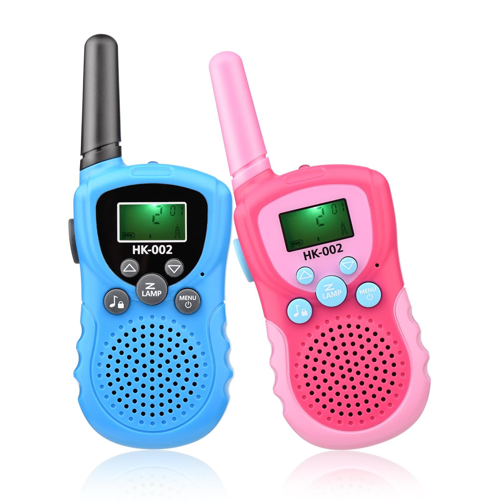 Walkie Talkie for Kids Handheld 2 Way Radio Toys Max. 3KM Long Rang Children Walky Talky with LCD