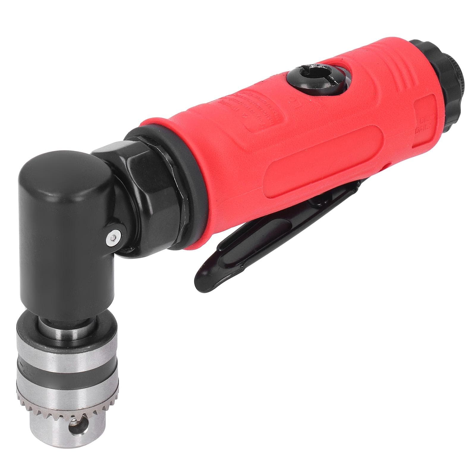 Industrial Air Drill Mini 14in Zinc Alloy 90 degrees Elbow Pneumatic Drill for Tight Area