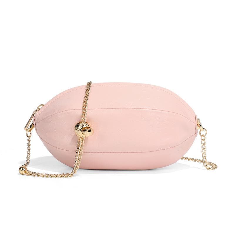 Personalized Rugby Bag, Korean Version, Trendy Little Golden Ball Crossbody Women's Bag, Single Shoulder Bag