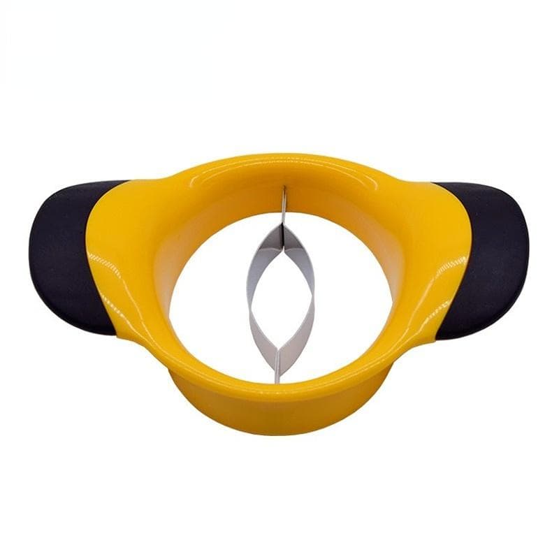 Multifunction Mango Corer Slicer Cutter Pitter Mango Core Pit Remover Watermelon Peeler Fruit Vegetable Tool Kitchen Accessories yellow