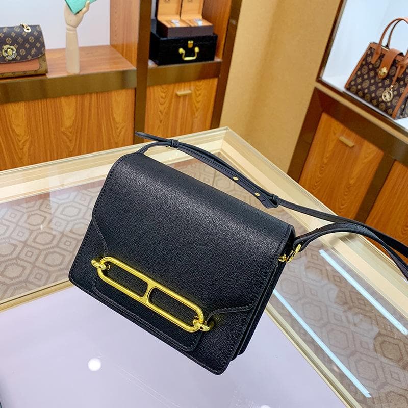 Pig Nose Leather Women's Bag High-quality Leather Small Bag Summer Versatile One-shoulder Crossbody Small Square Bag