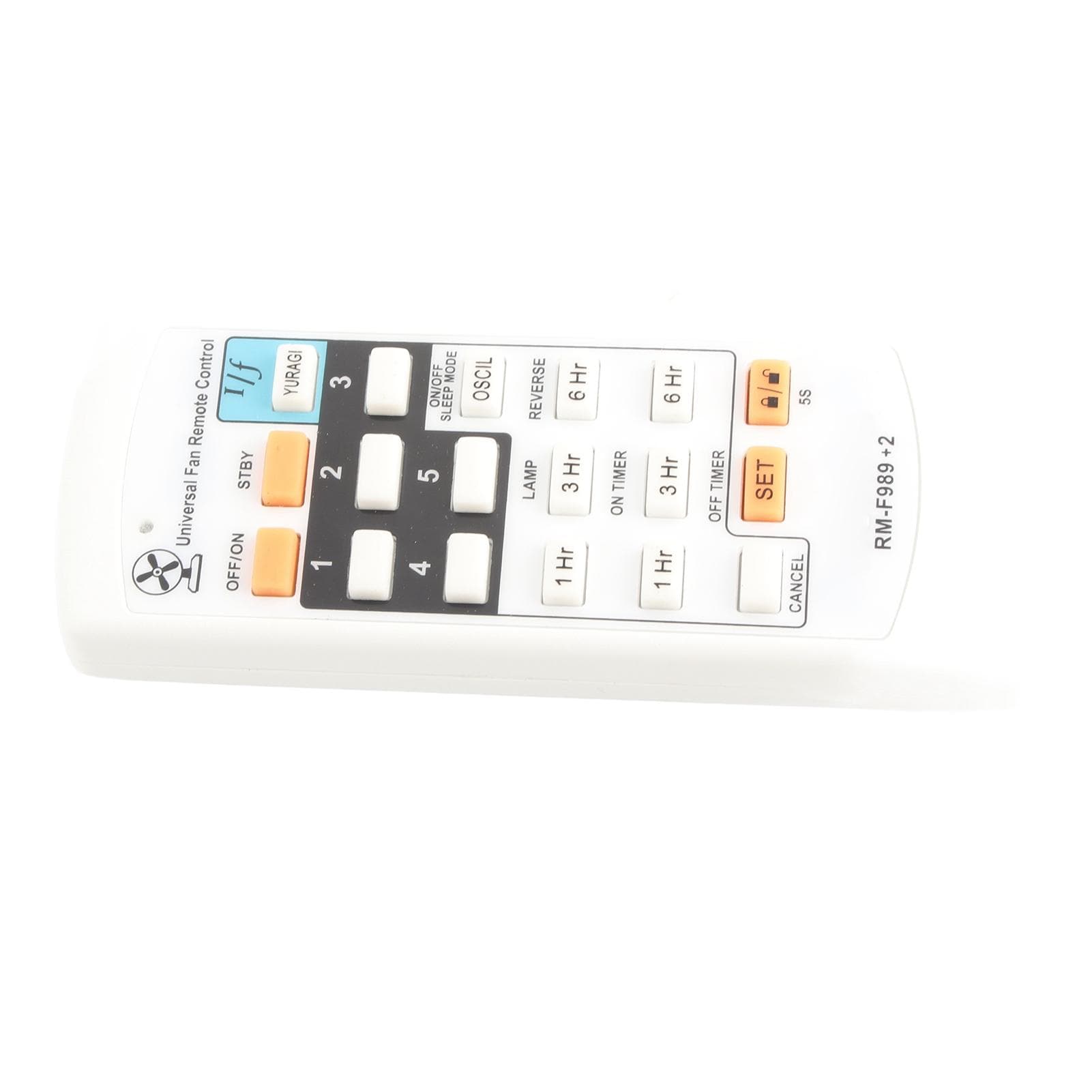 ABS White Universal Electric Fan Remote Control Durable Controller for KDK ELMARK
