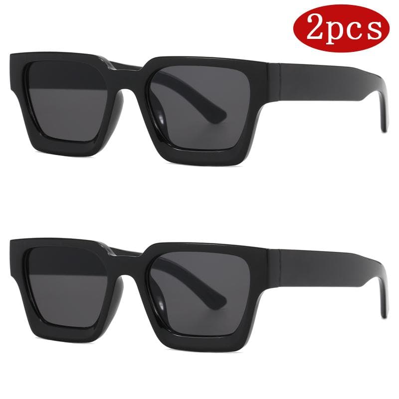 1pc Fashion Square Sunglasses Women Large Frame UV400 Sun Glasses Female Candy Colors Simple Style Oculos