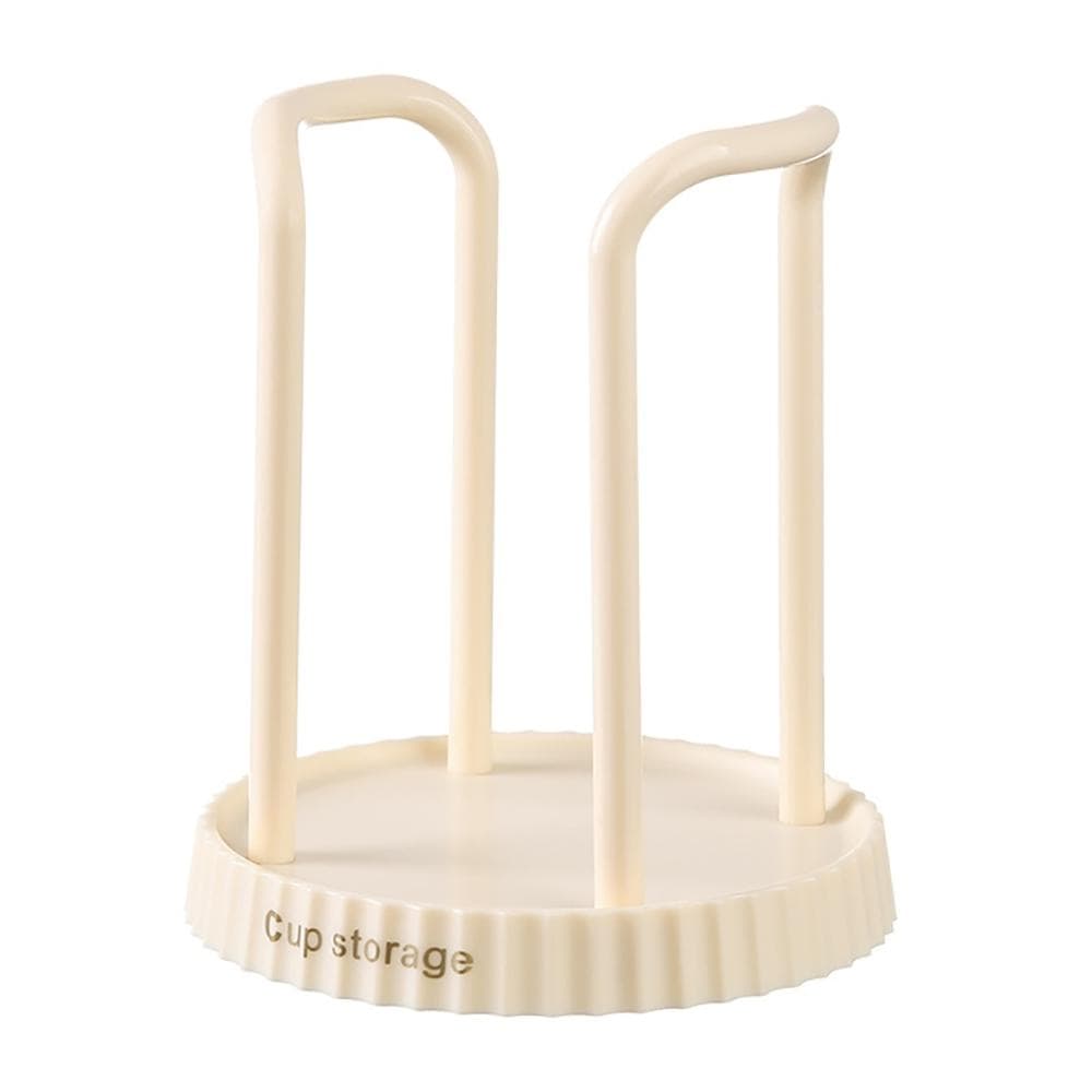 Kitchen Paper Cup Holder Disposables Cups Picker Multifunctional Desktop Cup Storage Rack Household Coffee Cup Holder for Home white