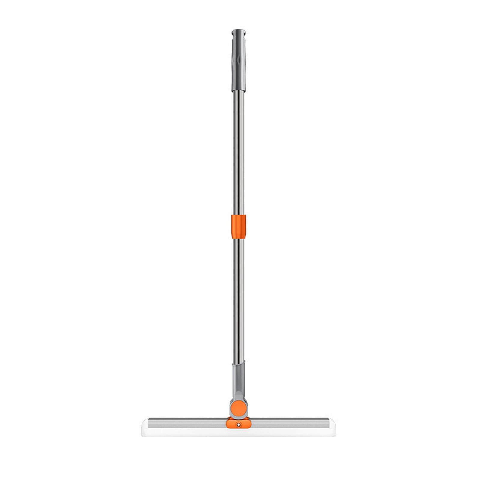 Floor Squeegee Broom Multifunction Long Telescopic Handle Floor Squeegee Scrubber for Shower