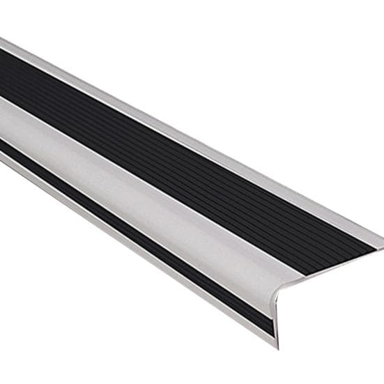 Self-Adhesive Stair Edge Protector Non-Slip Waterproof Stair Edge Stripe Indoor Outdoor Stair PVC Anti-slip Strip 100cm black