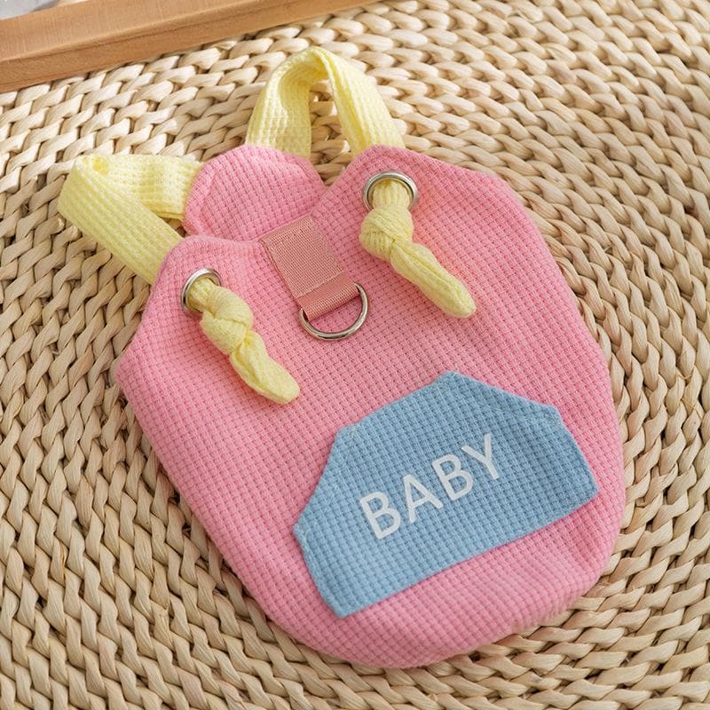 Spring Summer Dog Macaron Pocket Baby Traction Suspender Small and Medium Dogs Casual Wind Teddy Pet Dog Clothes XXL