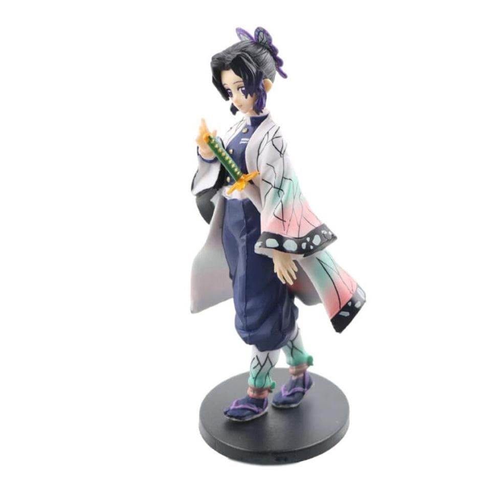 Anime 16CM Demon Slayer Kimetsu no Yaiba figure Kamado Tanjirou Action Figure Agatsuma Zenitsu Nezuko Warrior PVC Model Toys Shinobu No Box
